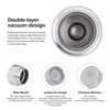 Boundless Voyage Titanium Thermos Bottle with Tea Filter Double-Walled Insulated