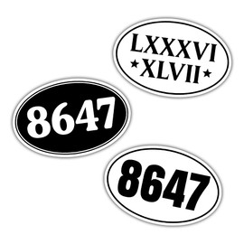ULTRAVUTT 3PCS [3X3 in] LXXXVI XLVII, 8647 Sticker, Not My President Bumper, Anti Felon 47th President Waterproof Vinyl Decal for Books Laptop Tumblers Water Bottles