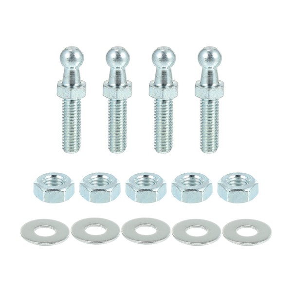 X AUTOHAUX 10mm Car Strut Ball 5/16-18 Thread 1" Long