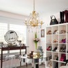 WUZUPS Crystal Candle Chandelier Pendant Flushmount Ceiling Light Modern Lighting