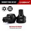 CASOMAN 13-Piece 3/8" Drive Low Profile Impact Torx Bit Socket