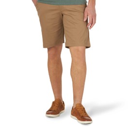 Lee Men's Extreme Motion Flat Front Short, Original Khaki, 38