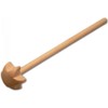 teemando® 2 x Beech Wood Whisks 25 x 4 cm