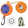 Portable Travel Clothesline Cord, Caudblor Adjustable 33ft Camping Clothes line,