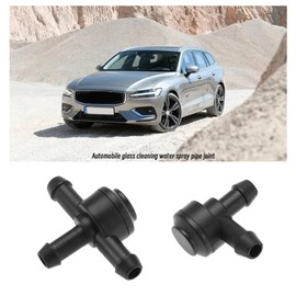 SG Store 2PCS Car Windshield Washer Check Valve 2 Way & 3 Way Connector 9178897 31391513 Compatible with C30 C70 C70 S40 S60 S70 S80 V50 V70 XC60 XC70 XC90 Black