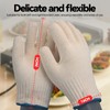 Oven Mitt BBQ Grill Gloves - 1 Pair 5 Finger