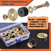 Tanstic 14Pcs Neoprene Rubber Expansion Plug, 7 Sizes Automotive Rubber