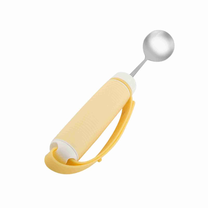 Disabled Patient Arthritis Elder Utensil Removable Flexible Rotating Eating Tablewares(Spoon)