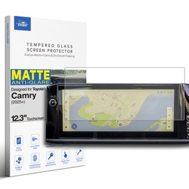 INNOSURE Premium Tempered Glass Screen Protector for Toyota Camry 2025 XLE/XSE 12.3 Inch Touchscreen Anti Glare (Matte)