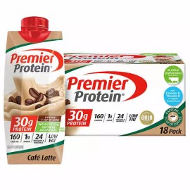 Premier 30g Protein Shakes 11 fl. oz.18-pack 24 Vitamins and Minerals 6 Flavors - Chocolate