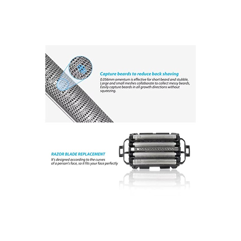 WES9170P Shaver Replacement Outer Foils Replacement for Panasonic ARC 5