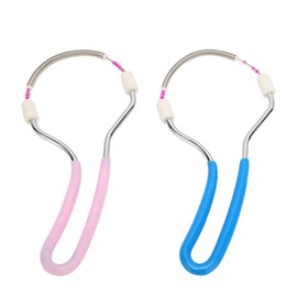 Culnflun 2Pcs Hair Removal Spring Facial Hair Remover Portable Threading Facial Hair Removal Face Epilator Face Threading Tool for Women Upper Lip Chin Cheeks