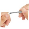 Healeved 2pcs Stainless Steel Double-ended Cuticle Pusher for Nail Care