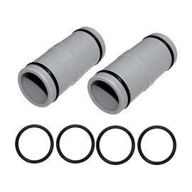 ADKUN (2PACK) 1-1/4 Inch Pool Filter Pump Hose Connector Replacement for Intex Swimming Pool Pumps and All Above Ground Pools (2 interfaces)