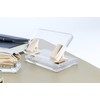 Dany Marcus Transparent Acrylic Hole Punch with Gold Metal Paper