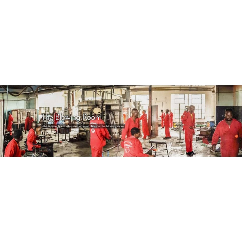 Small Handmade Recycled Glass Angel Figurine by Ngwenya Glass UK