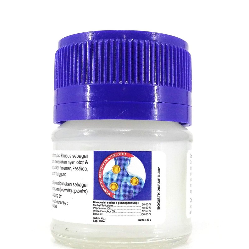 Geliga Balsem Otot, 20 Gram (Pack of 2)