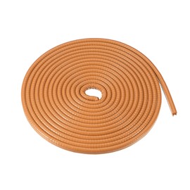 A ABSOPRO Car Door Edge Protection 16.4ft U-Shaped Rubber Trim Universal Orange