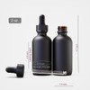seafulee 60ml Black Coated Glass Bottle with Glass Eye Dropper,