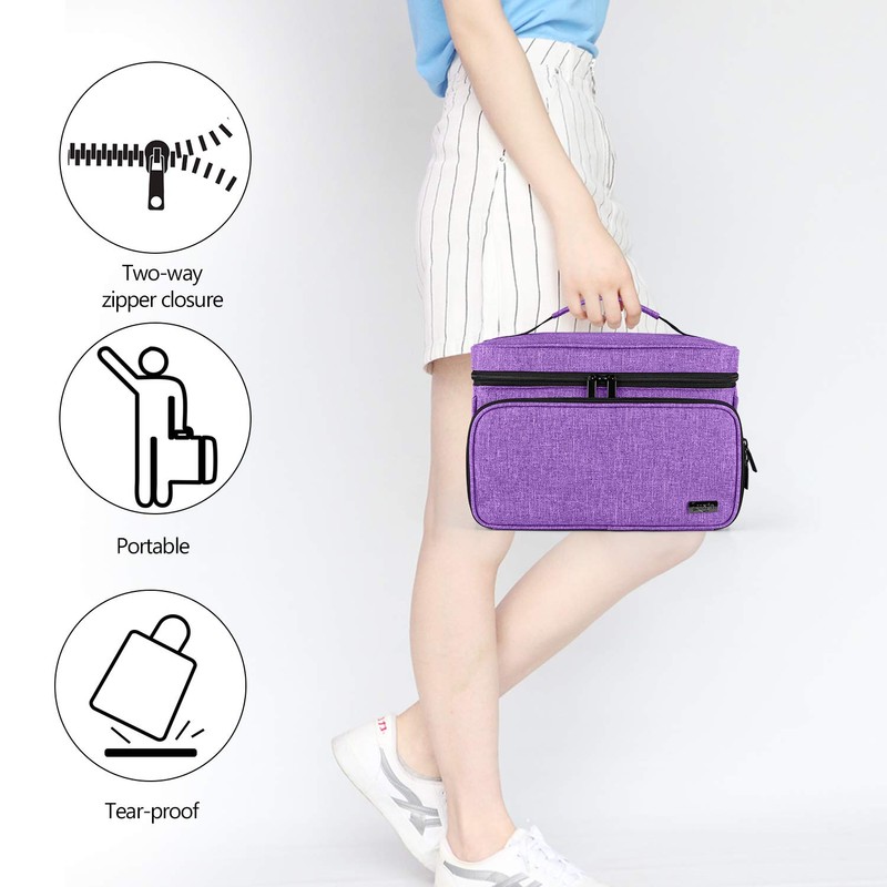 Luxja Sewing Accessories Bag, Sewing Kit Storage Bag, Yarn Bag