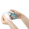 Nichiban TC-15P Tape Cutter, Push Cut, White, Set of 3