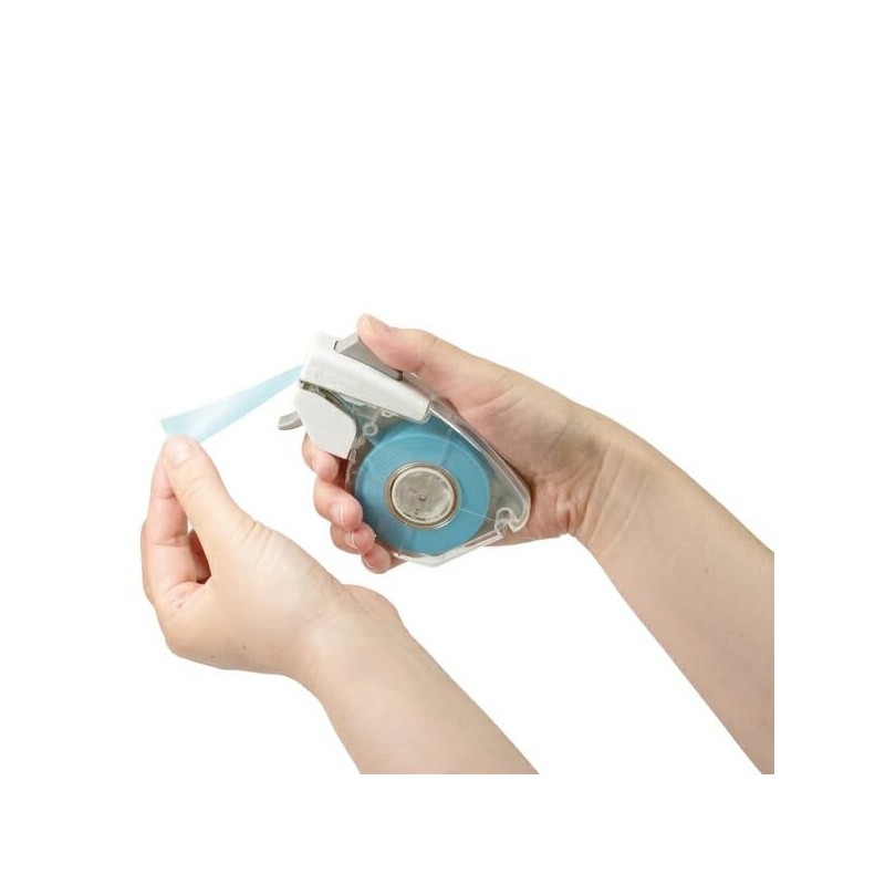 Nichiban TC-15P Tape Cutter, Push Cut, White, Set of 3