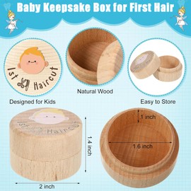 3 Pcs Hair commemorative box Tooth Fairy Coin Tooth Fairy Drawstring Storage Bag,Baby Keepsake Box for First Hair,Baby Shower Birthday Gift,Cute Lost First Haircut Keepsake