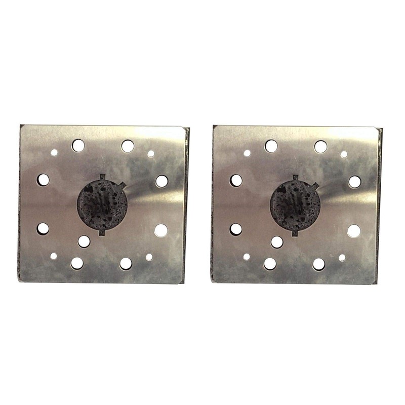 HASMX 2-Pack 1/4" Sheet 8 Hole Stick Square Sanding Backing