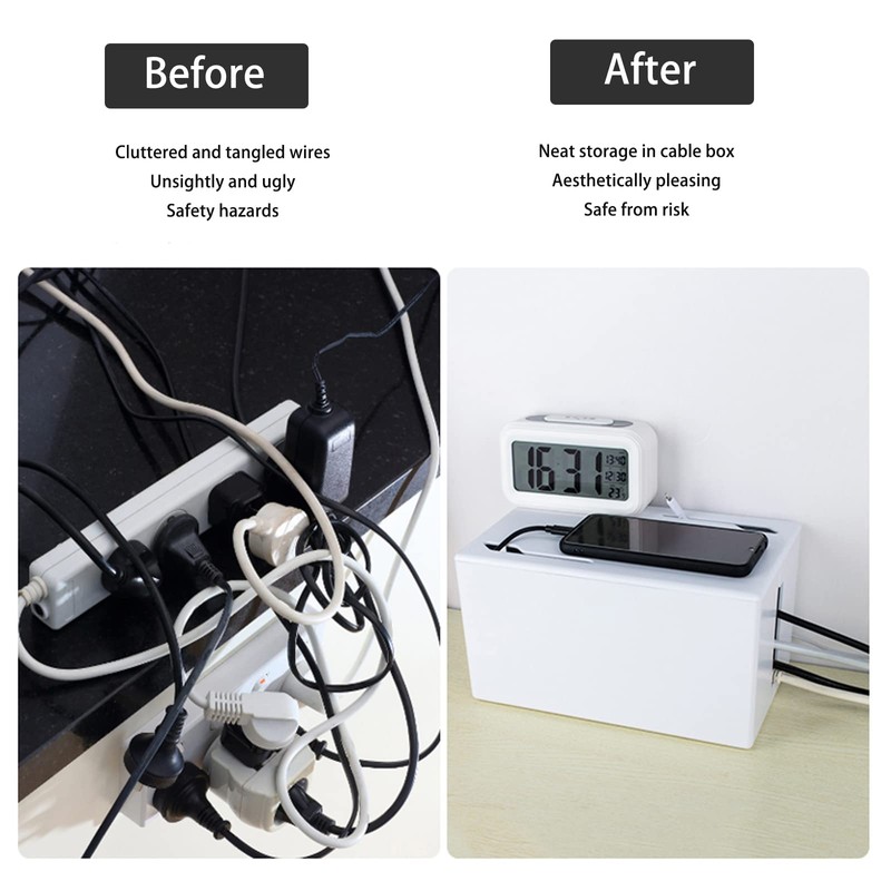 Cable Box, Cable Box, Storage Box, Cable Management Box, Cable