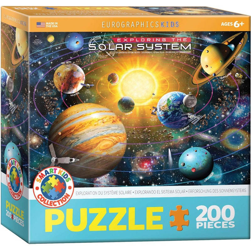 EuroGraphics Exploring The Solar System 200 - Piece Puzzle