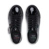 Kickers Junior Girl's Tovni Lacer Patent Leather Trainer, Patent Black,