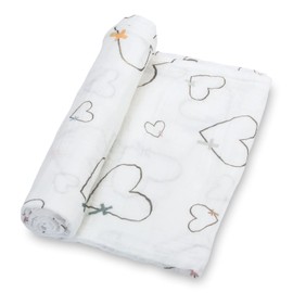 LollyBanks Swaddle Blanket | 100% Muslin Cotton | Gender Neutral Newborn and Baby Nursery Essentials for Girls and Boys, Registry | The Love of Christ