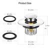 coamanug Bathtub Stopper | Shower Drain Hair Catcher, Pop-up Tub