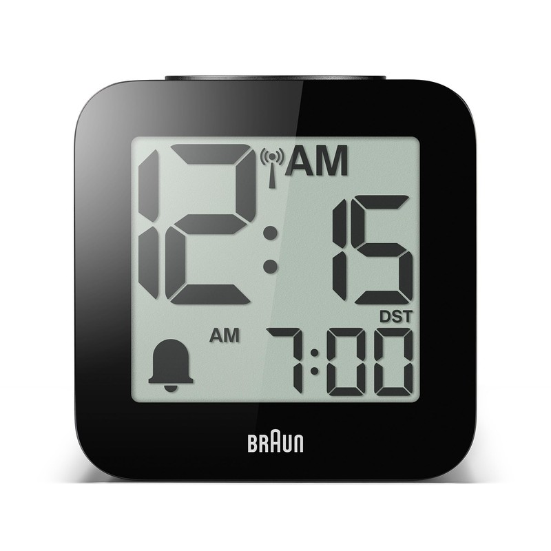 Braun BC25BP-DCF Digital Radio Controlled Alarm Clock for Central European