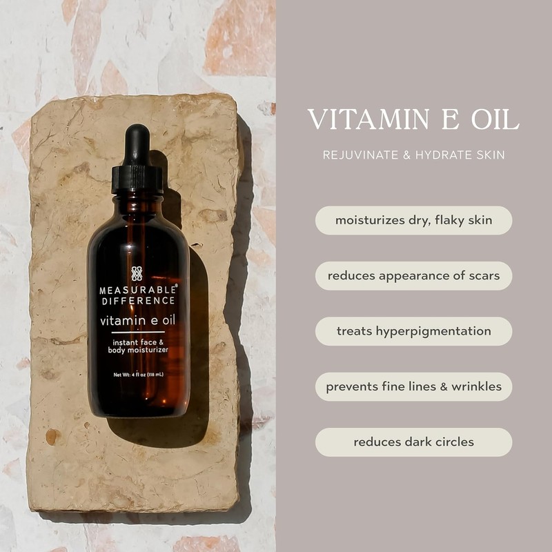 Aceite corporal y facial de Vitamina e