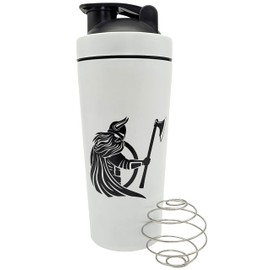 JAW REX Ancient Warriors Protein Steel Shaker (750 ml) (White Viking)