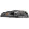 AmeriLite Black Replacement Bumper Parking Turn Signal Lights Set For
