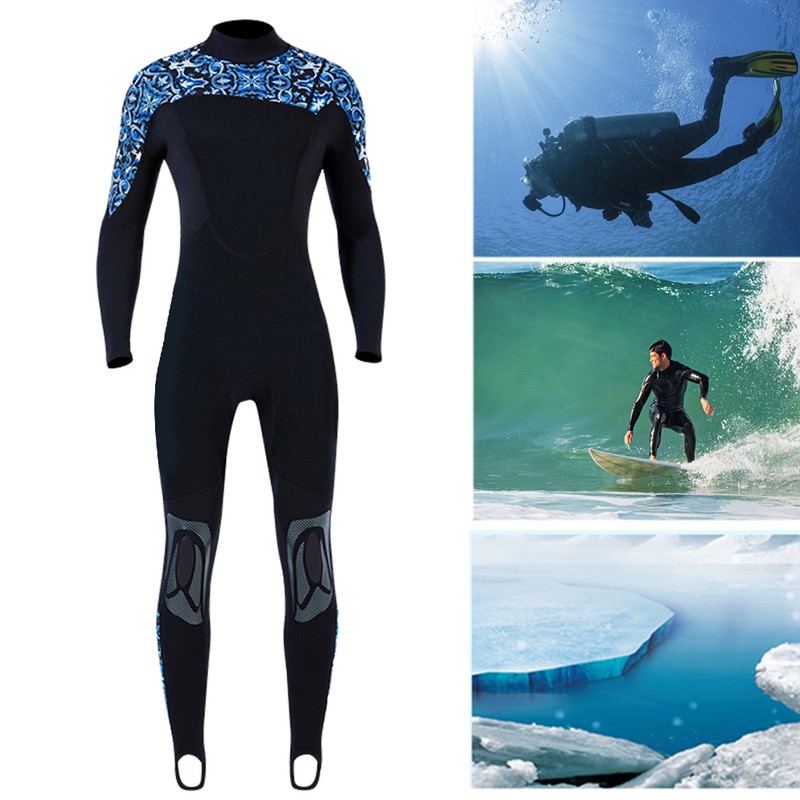 1.5MM Diving One Piece Swimsuit Sunscreen Long Sleeve for Snorkeling