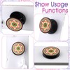 Honoson 9 Pieces Cell Phone Grip Holder Collapsible Holder Colorful