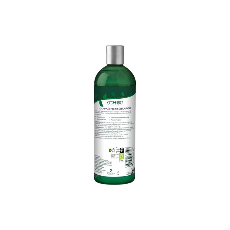 Vet's Best Hypo-Allergenic Dog Shampoo, 16 oz