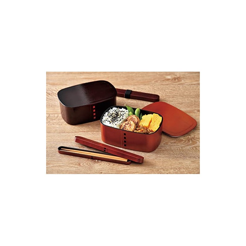 Tatsumiya 301779 Wappa 1-Tier Bento Box, 23.7 fl oz (700