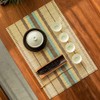5 x Placemats Handmade Woven Washable Non-Slip Dining Table Mat