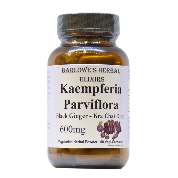 Barlowe's Herbal Elixirs Kaempferia Parviflora Supplement | Black Ginger |
