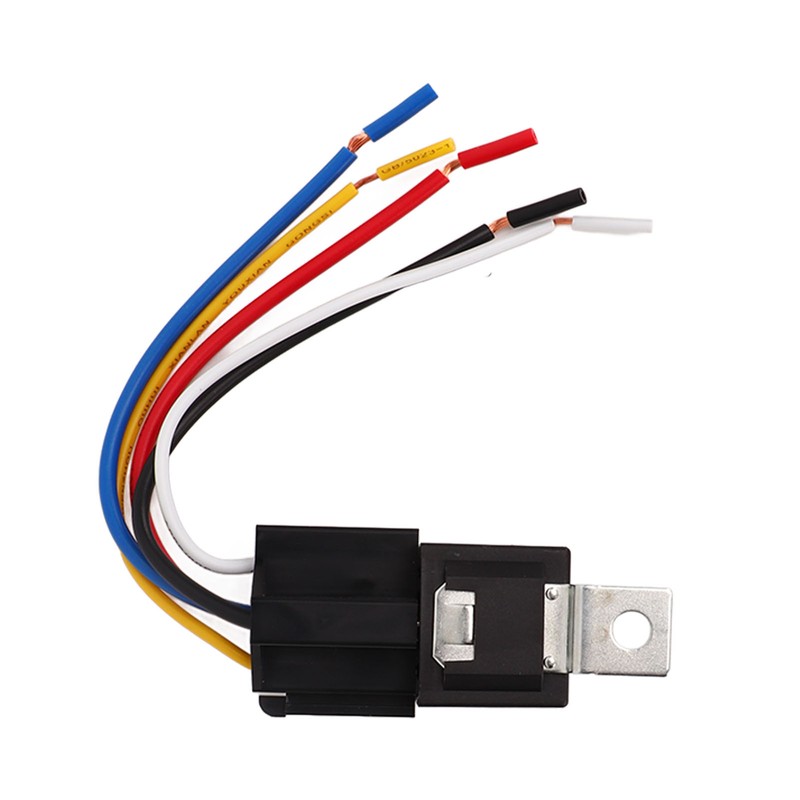 5PCS 12V 40A Automotive Relay with Wire Harness 5 Pin