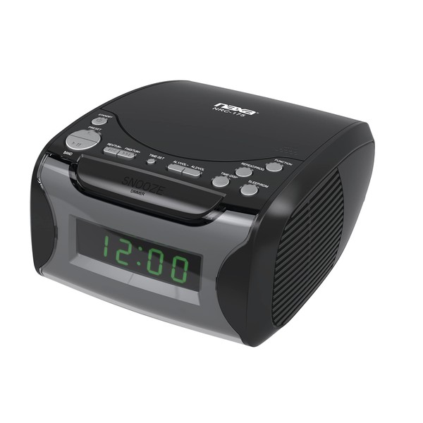Digital Alarm Clock Radio with CD Player and USB Charge