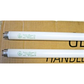 GE NEW (2) GE F17 T8 SP35 24" 17W 3500k Fluorescent Tube Light Bulb Lamp 20,000 Hrs