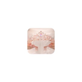 Wekicici Crystal Tiara Crowns Crystal Headband Princess Rhinestone Crown with Combs Bride Headbands Bridal Wedding Prom Birthday Party Hair Accessories for Women Girls(Style 8 )