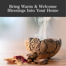 House Blessing Incense by Art of the Root | Handmade with Herbs & Essential Oils (Lavender, Sandalwood, Jasmine and Rosemary) | Wiccan, Pagan, Spirituality & Magick | Luck, Good Energy & Blessings