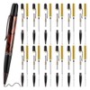 Wisyurt 12 Pack Wooden Ballpoint Pen Set Twist Ballpoint Pen