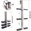 Mojiate 3-Step Stainless Steel Dive Ladder - Heavy Duty Telescoping